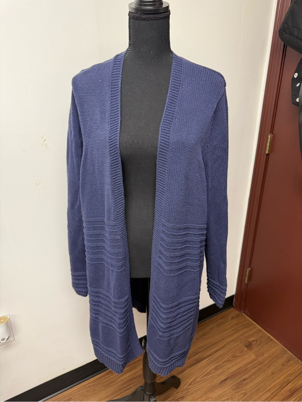 Old Navy Women’s Navy Blue Open-Front Cardigan Sweater Size XXL